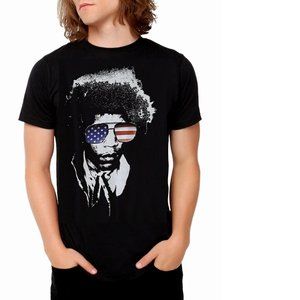 Jimi Hendrix T-Shirt USA Flag blues RAB rock Official cotton M NWT